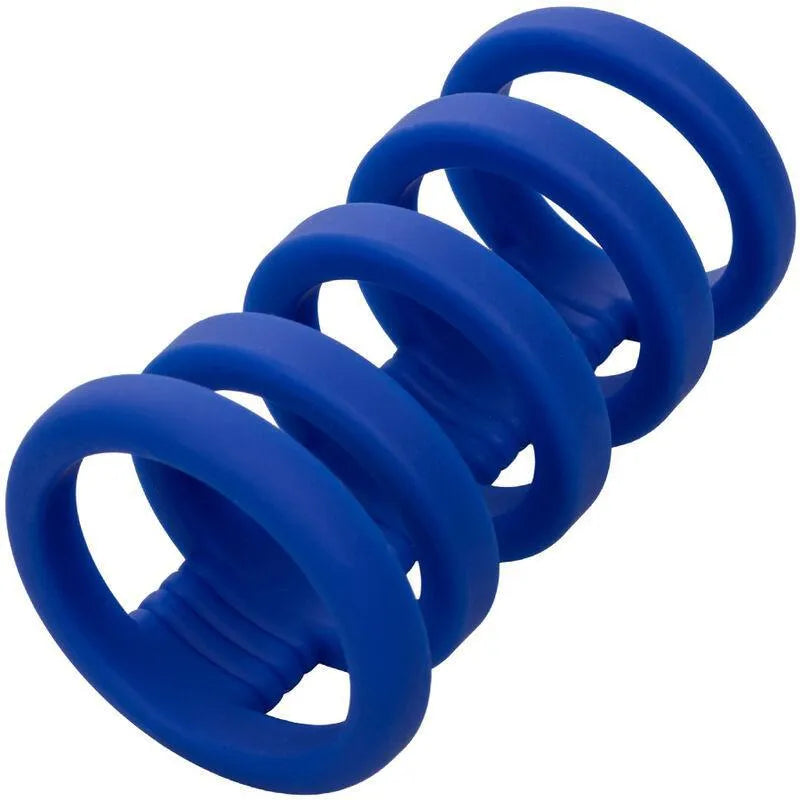 Cage pénienne silicone liquide qualité supérieure douce lisse durable extensible élastique confortable multi anneaux soutien érection imperméable résistante anatomique hypoallergénique