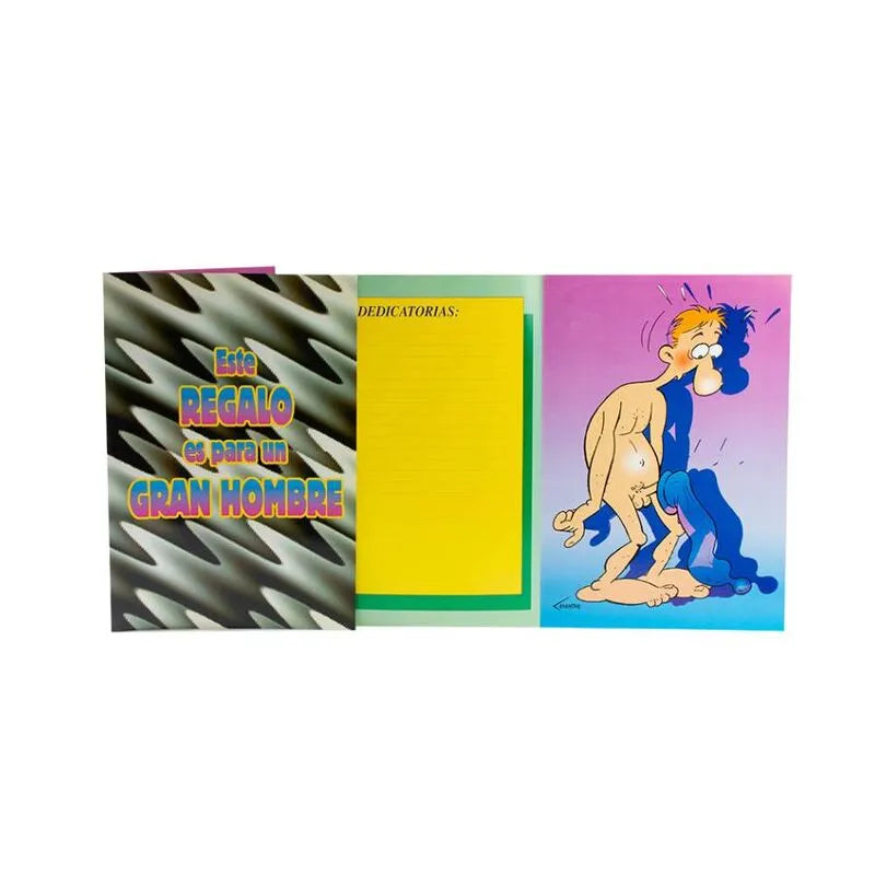 Carte Vœux Érotique Anniversaire Espagnole Humour Sensuelle Festive Femarvi Authentique Originale Enterrement Vie Garçon Fille Pimentée