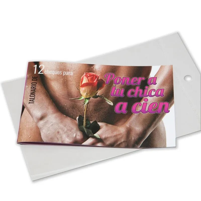 chéquier érotique personnalisable adultes dix bons personnalisables sensuels audacieux romantiques complices intimes pimentés ludiques originaux espagnol amusants cadeau