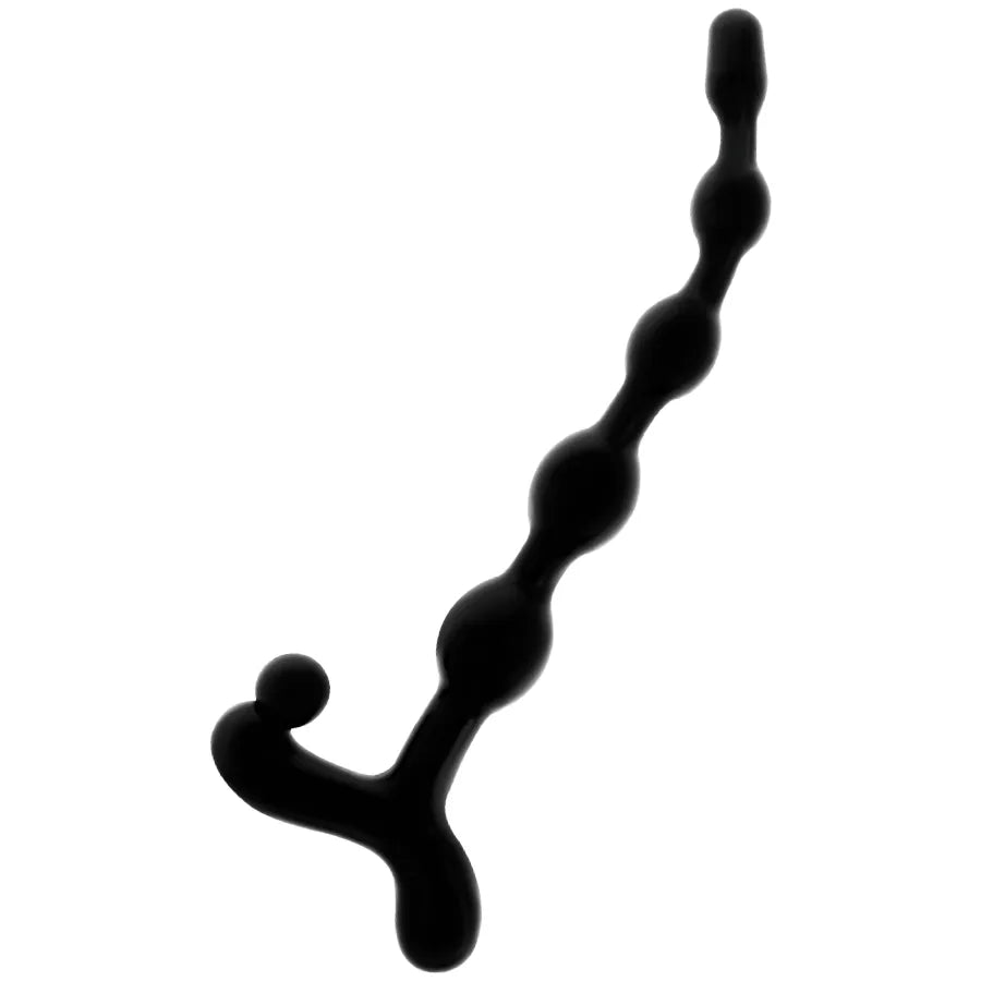 chaîne perles anales débutants TPR doux soyeux cinq perles progressives arrondies anneau retrait ergonomique longueur 22cm facile nettoyer hygiénique