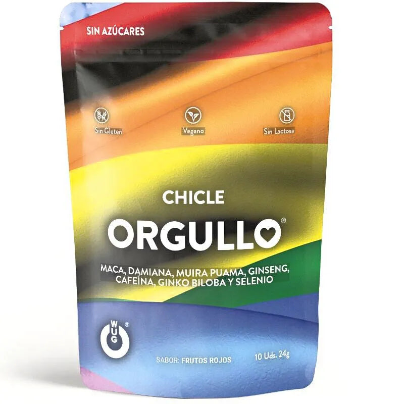 Gomme aphrodisiaque naturelle sans gluten sans lactose fruits rouges maca damiana ginseng muira puama ginkgo sélénium stimulant libido