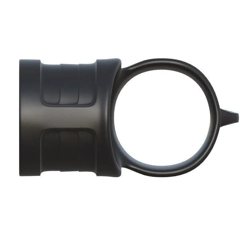 Civière de balle en silicone noire, design ergonomique, pour soutien testiculaire et érections prolongées, étanche et anti...