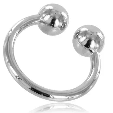 Cockring acier inoxydable 28mm, poli, lisse, ergonomique, élégant, discret, pour intensité et confort intimes.