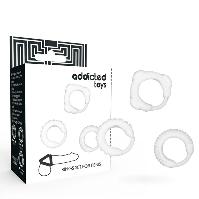 Anneau pénien réglable anti éjaculation précoce trois tailles ajustement personnalisé antidérapant thermosensible matériau silicone confort fermeté contrôle prolongation plaisir performance