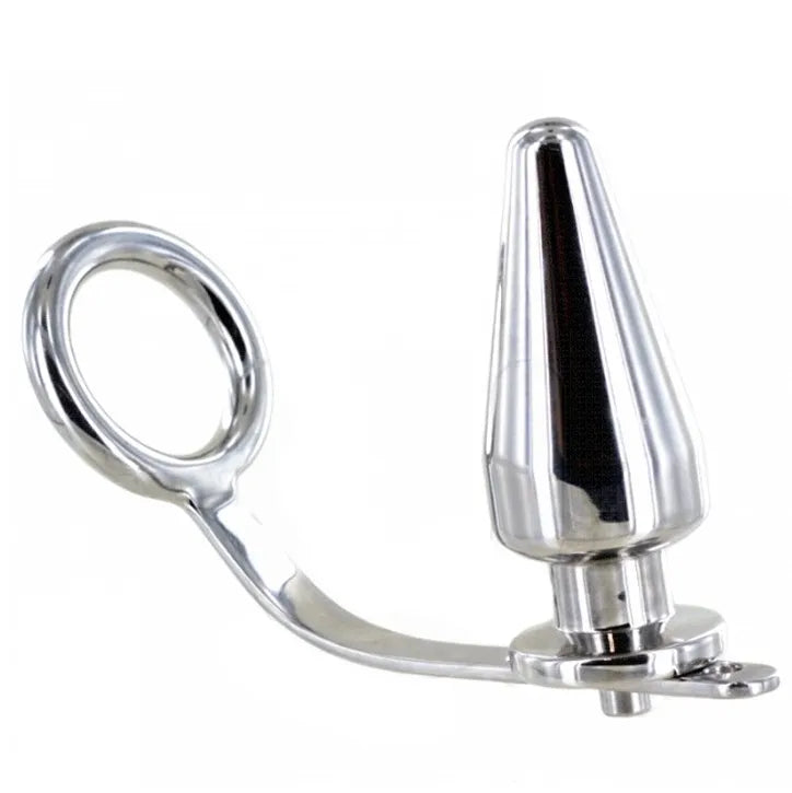 anneau BDSM acier chirurgical inoxydable hypoallergénique ergonomique ajustable confortable robuste poli finition bouchon anal stimulation intensité érection sécurité