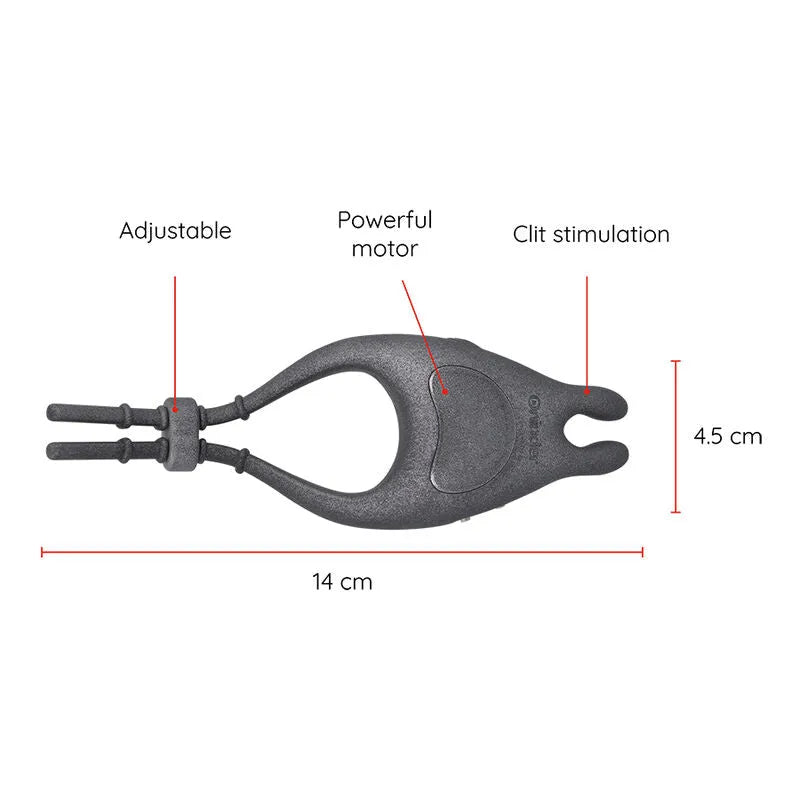 Anneau connecté noir en silicone doux, stimulation personnalisée pour couples, 10 vitesses, application mobile.