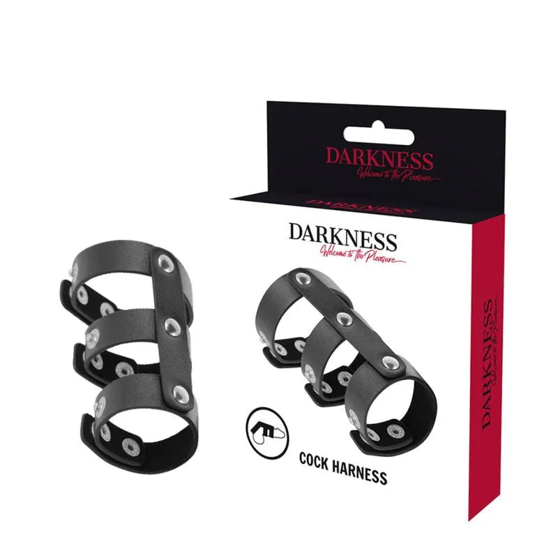 anneau pénien cuir synthétique réglable supports ajustables pression optimale sensations pénétrations intenses confort sécurisé durable qualité supérieure marque reconnue fétichisme