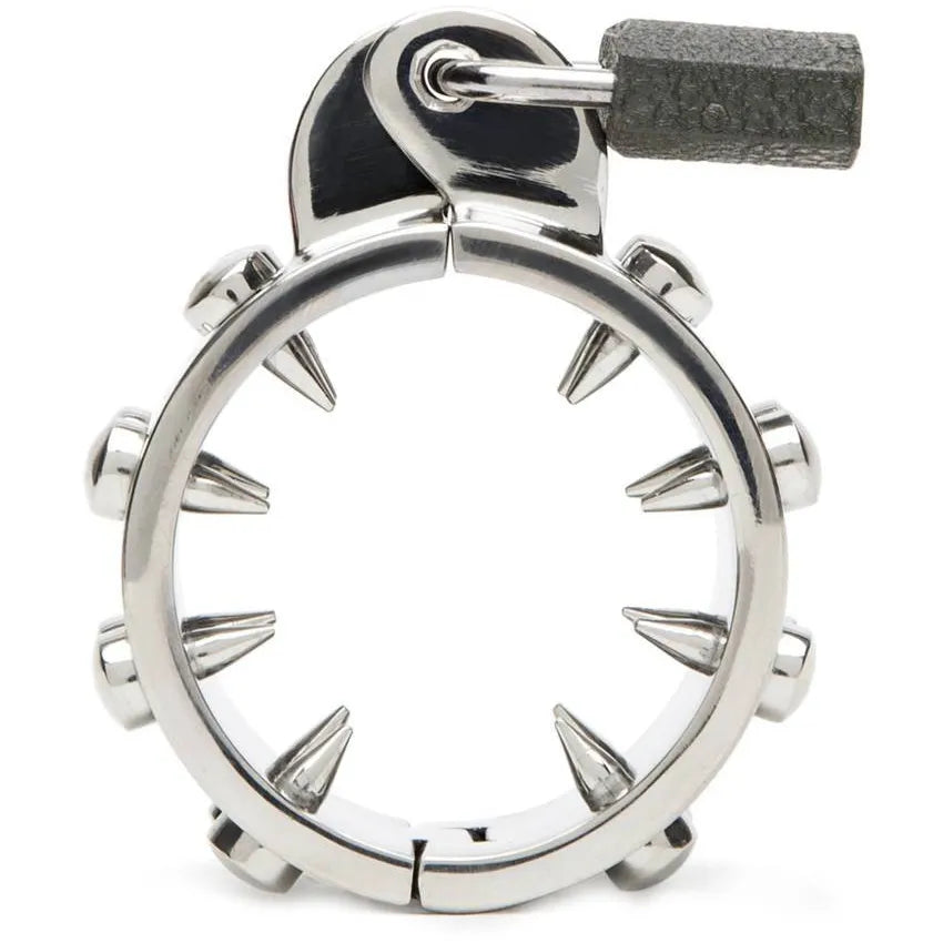 anneau pénien acier inoxydable poli lisse brillant ergonomique confortable robuste élégant hygiénique antibactérien hypoallergénique verrouillable cadenas