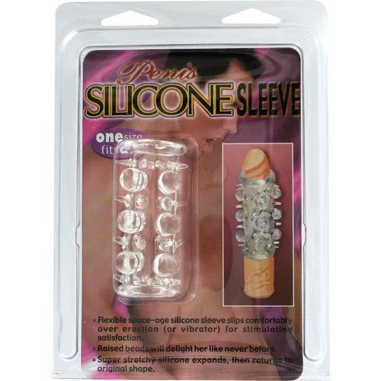 Anneau pénien en silicone transparent, flexible, ergonomique, pour stimulation prolongée et confort optimal.