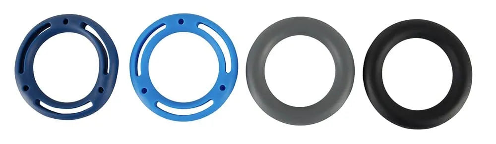 Anneaux péniens en silicone, couleurs variées, design extensible, diamètre extérieur 58mm, intérieur 38mm, stimulation int...