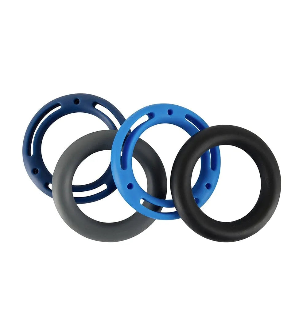 Anneaux péniens en silicone extensible, couleurs variées, diamètre extérieur 58mm, intérieur 38mm, stimulation intense.