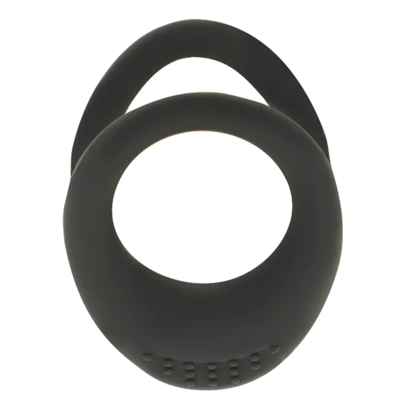Anneaux silicone noirs Ohmama, double tailles, design ergonomique, hypoallergénique, confort et sécurité, intensifie sensa...
