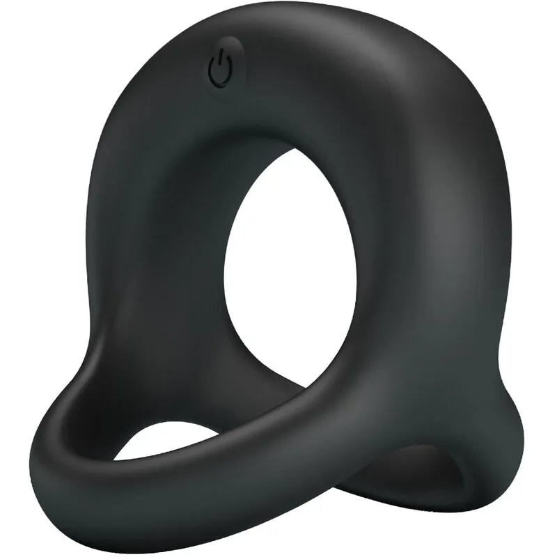 anneau silicone noir velouté extensible confortable sangle testicules maintien prolongation érection intensification orgasmes dix modes vibrations étanche rechargeable usb