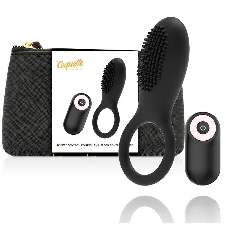 anneau vibrant luxe télécommande silicone doux soyeux rechargeable submersible IPX6 dix modes vibration silencieux ergonomique prolongateur érection stimulation