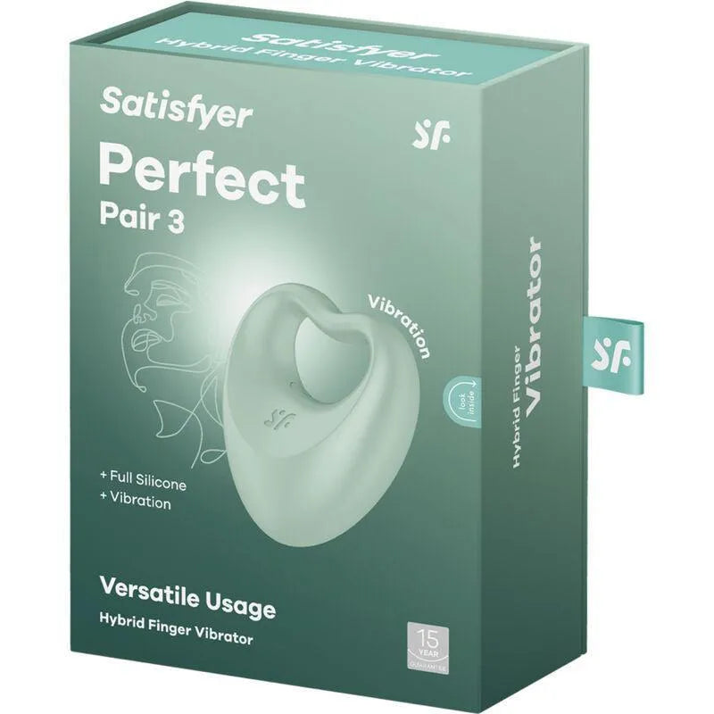 Anneau pénien vibrant vert en silicone biocompatible, forme cœur, double stimulateur, rechargeable, étanche.