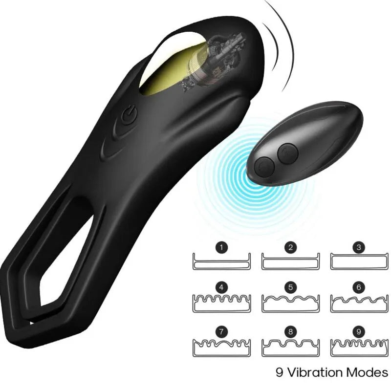 Cockring Vibrant Silicone Médical Étanche Rechargeable Autonomie Neuf Modes Vibrations Double Anneau Extensible Maintien Optimal Hypoallergénique Silencieux Ergonomique
