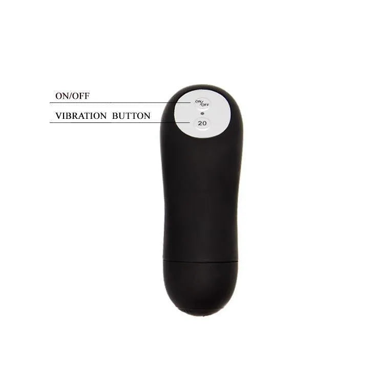 Anneau pénien vibrant noir avec télécommande, silicone ergonomique, 20 modes, stimulation clitoridienne, sans phtalates.
