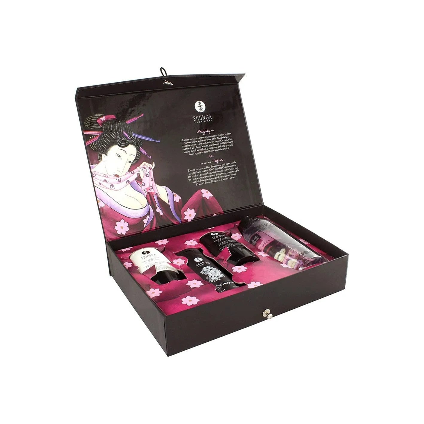 Coffret Intime Crème Lubrifiant Naturel Huiles Végétales Extraits Botaniques Vitamines Hydratant Nourrissant Réparateur Chauffant Aphrodisiaque Soyeux Longue Durée