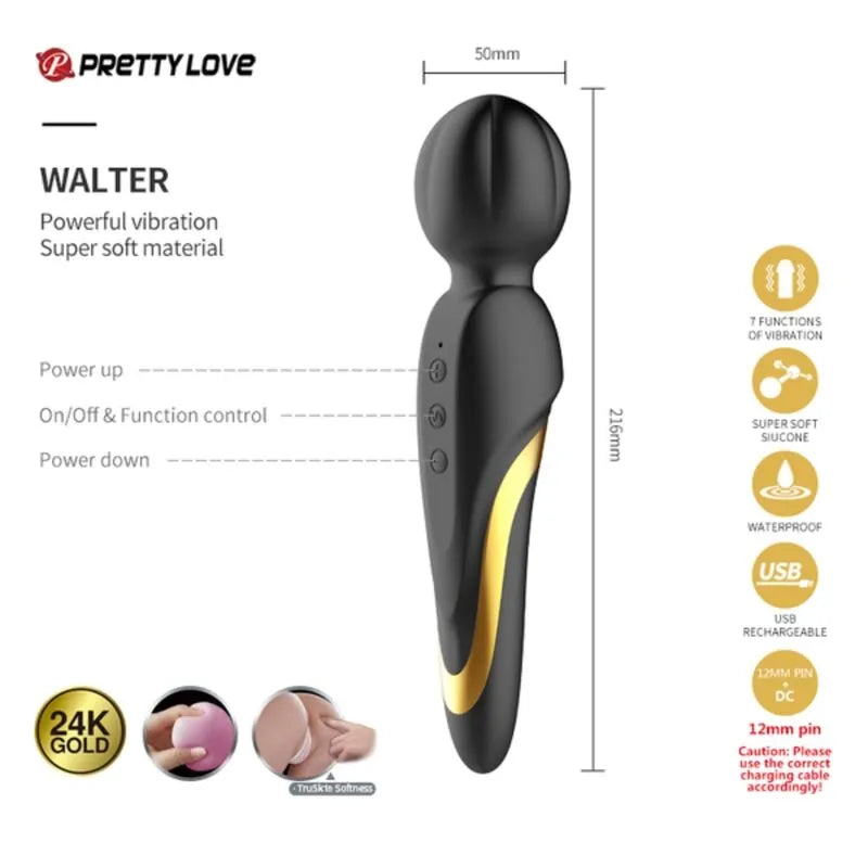 Coffret luxe sextoys silicone or 18 carats, 12 jouets rechargeables, design élégant, finitions dorées, télécommande.