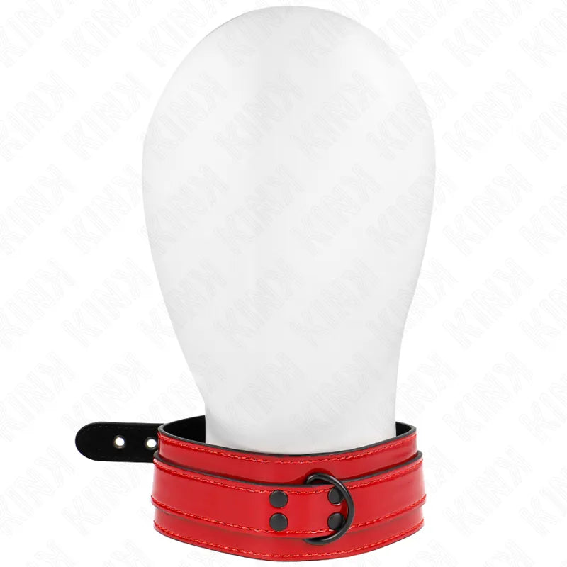 collier BDSM cuir véritable végétalien réglable élégant sophistiqué confortable durable ajustable boucles multiples tailles couleurs noir audacieux raffiné