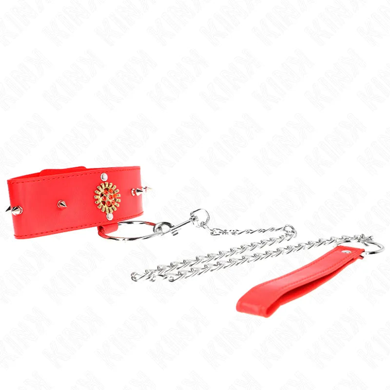 Colliers Laisses BDSM Cuir Véritable Végétalien Élégants Sophistiqués Durables Confortables Ajustables Sécurisés Raffinés Audacieux Noirs Rouges Multicolores