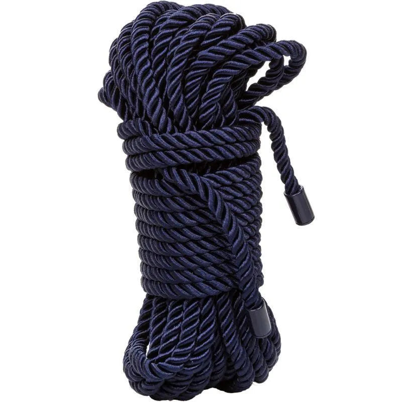 corde bondage nylon doux 10m longue résistante durable confortable sécurisée sensuelle polyvalente débutants experts embouts inox