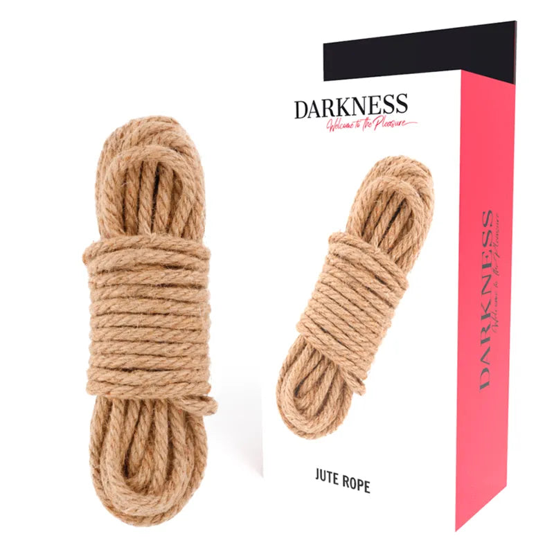 Corde bondage shibari jute naturel dix metres robuste resistant doux tactile securisant artistique esthetique erotique polyvalent