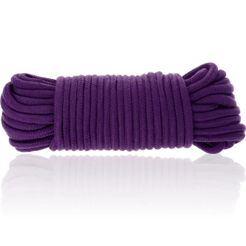 corde bondage rose coton vingt mètres douceur résistance sécurité confortable débutant expérimenté sensuelle élégante solide maniabilité nœuds esthétiques