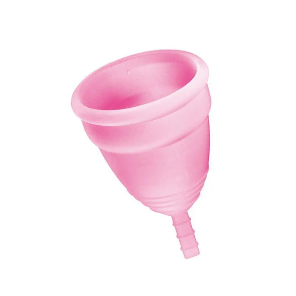 coupe menstruelle rose silicone grande réutilisable écologique hygiénique confortable protection flux abondant douze heures conformité européenne pochon rangement inclus durable