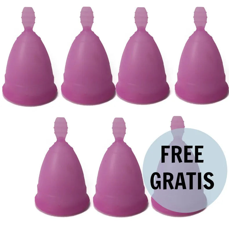 Coupe menstruelle silicone médical taille L réutilisable écologique hypoallergénique confortable antifuite protection 12h capacité 15ml diamètre 40mm pack 6 économique
