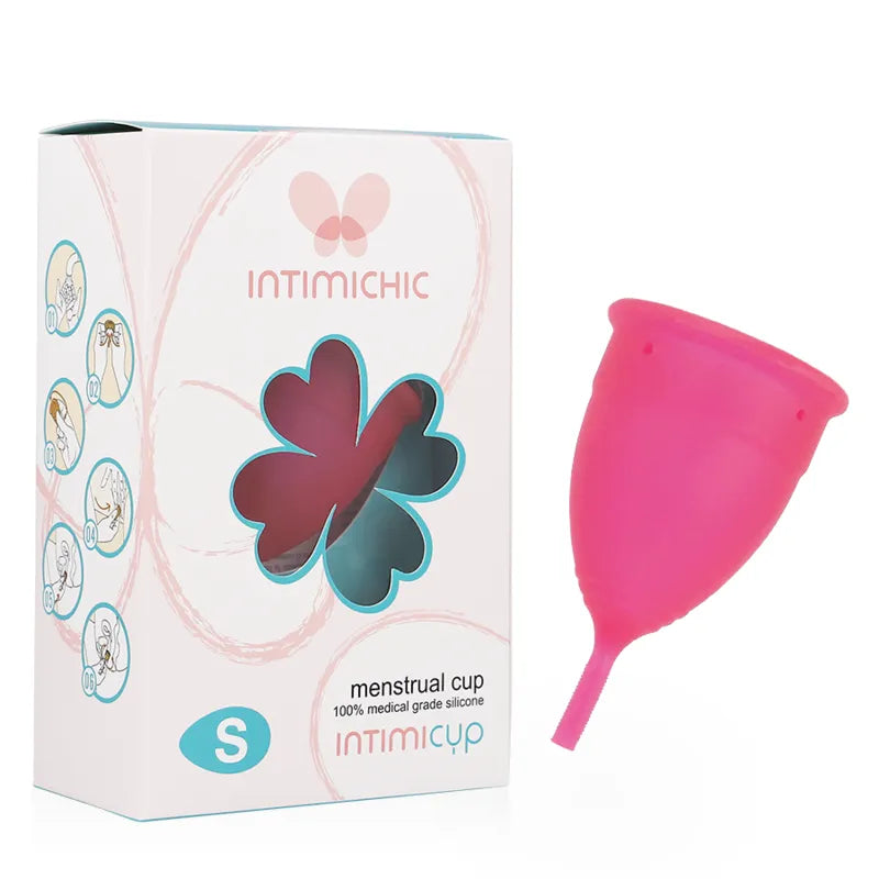 coupe menstruelle silicone médical biocompatible réutilisable hypoallergénique testé cliniquement compatible DIU anneau contraceptif sport voyage nuit écologique économique durable confort