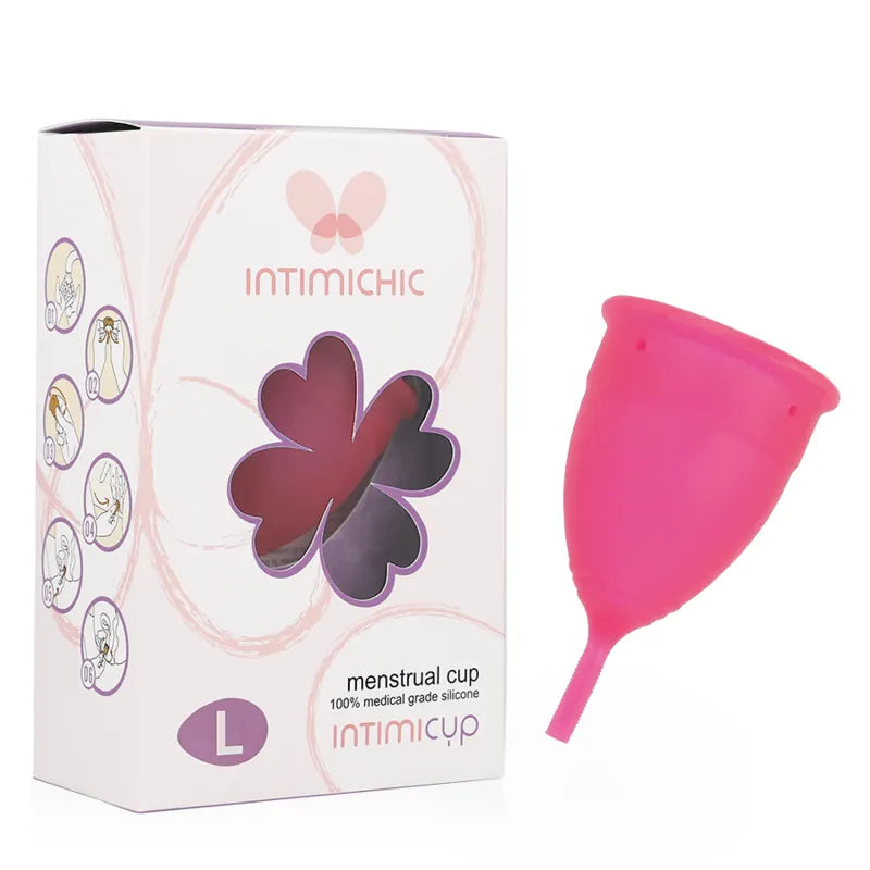 coupe menstruelle silicone médical réutilisable hypoallergénique biocompatible anti fuite compatible DIU anneau contraceptif sport voyage sommeil durable économique longue durée