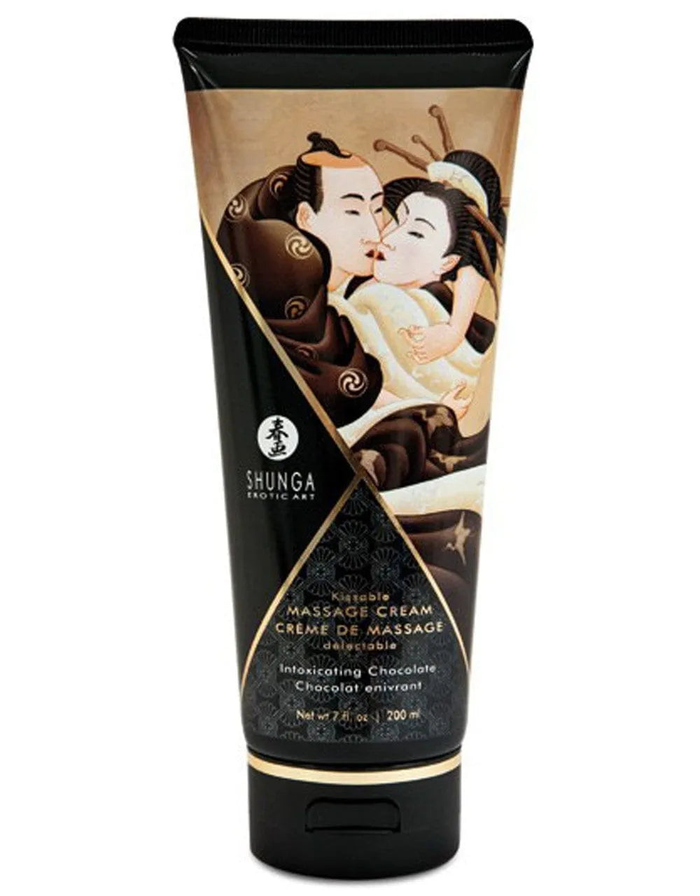 Crème massage chocolat hydratante cutanée soyeuse onctueuse parfum gourmand sensorielle non grasse absorption rapide nourrissante naturelle