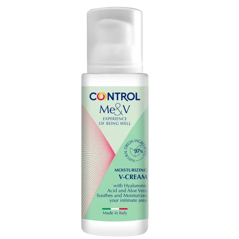 Crème hydratante intime acide hyaluronique aloe vera apaisante hypoallergénique sans parfum sans graisse sans tache naturelle italienne 50ml