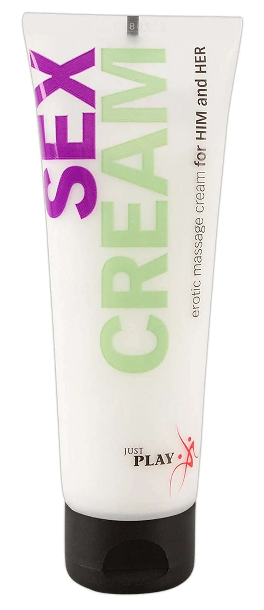 Crème stimulante intime unisexe, tube blanc 80ml, huiles macadamia, sésame, amande, extrait paprika, clous girofle.