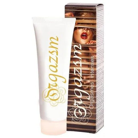 Crème stimulante clitoris intensification plaisir naturelle florale cannelle cananga compact voyageuse 30ml texture douce soyeuse application discrète efficace antioxydante