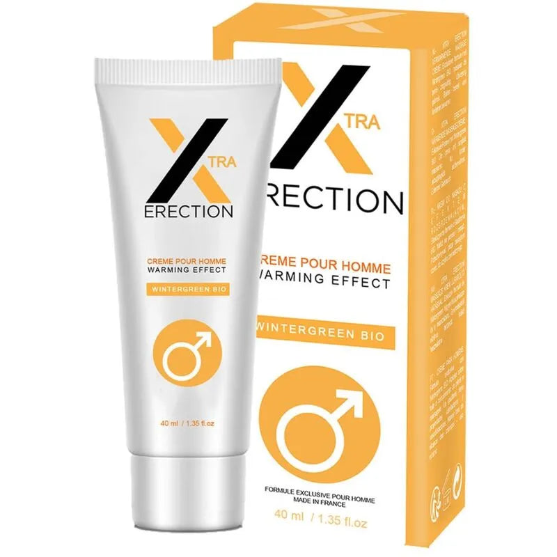 Crème stimulante pénis santé masculin revitalisante tonifiante force vitalité massage application usage quotidien flacon 40ml confiance