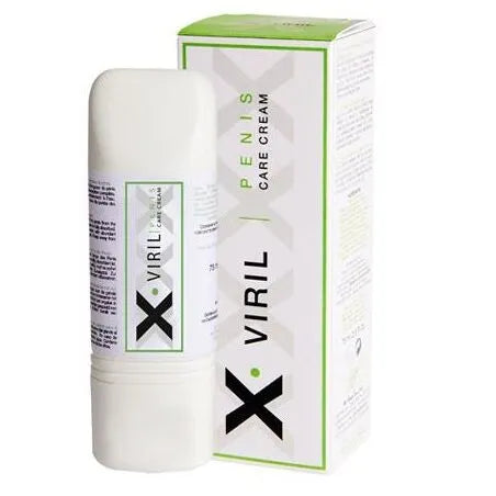 Crème tonifiante gingembre fenugrec, flacon blanc 75ml, emballage vert et blanc, soin intime masculin naturel.