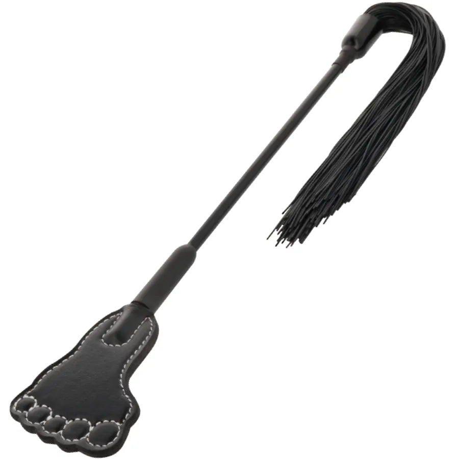 cravache pvc souple obscurité prise ergonomique contrôle précision pointe confortable manche durable finition élégante sensation fétichiste domination soumission maniable sécurisée