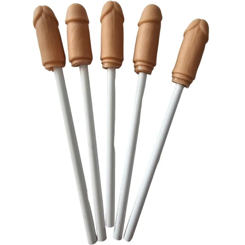 Crayons humour originaux fêtes enterrement vie garçon fille cadeau lot cinq prise main confortable écriture fluide design décalé matériaux qualité