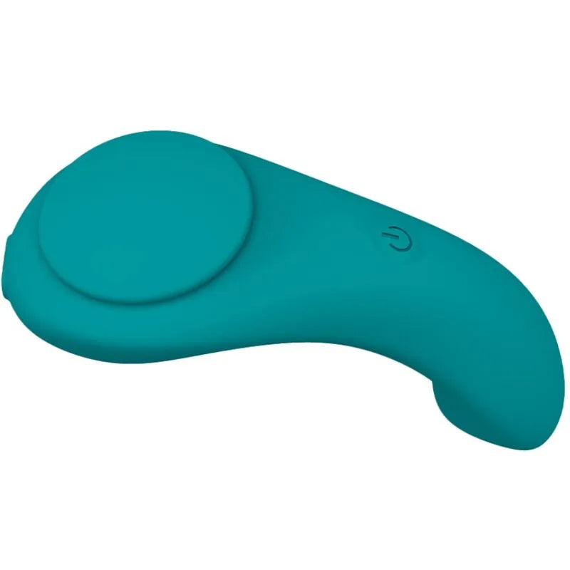 Culotte vibrante bleue en silicone ABS, forme goutte, étanche, ergonomique, 4 modes, 3 vitesses, rechargeable USB.