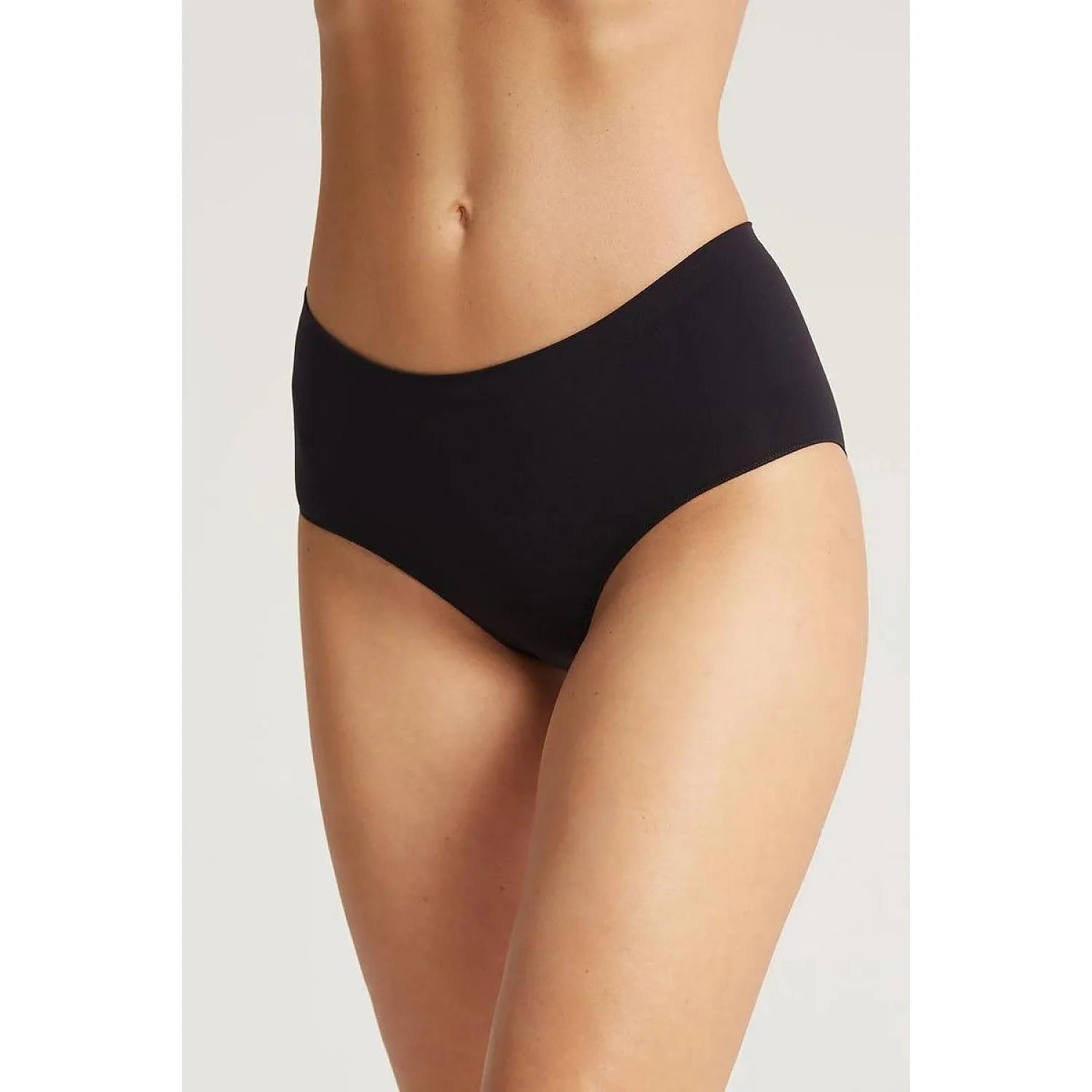Culottes model 195694 Gatta - High-Waisted Seamless Brief Support Comfort Polyamide Elastane Lingerie Elegant Minimalist Daily Use Black Sophisticated Discreet