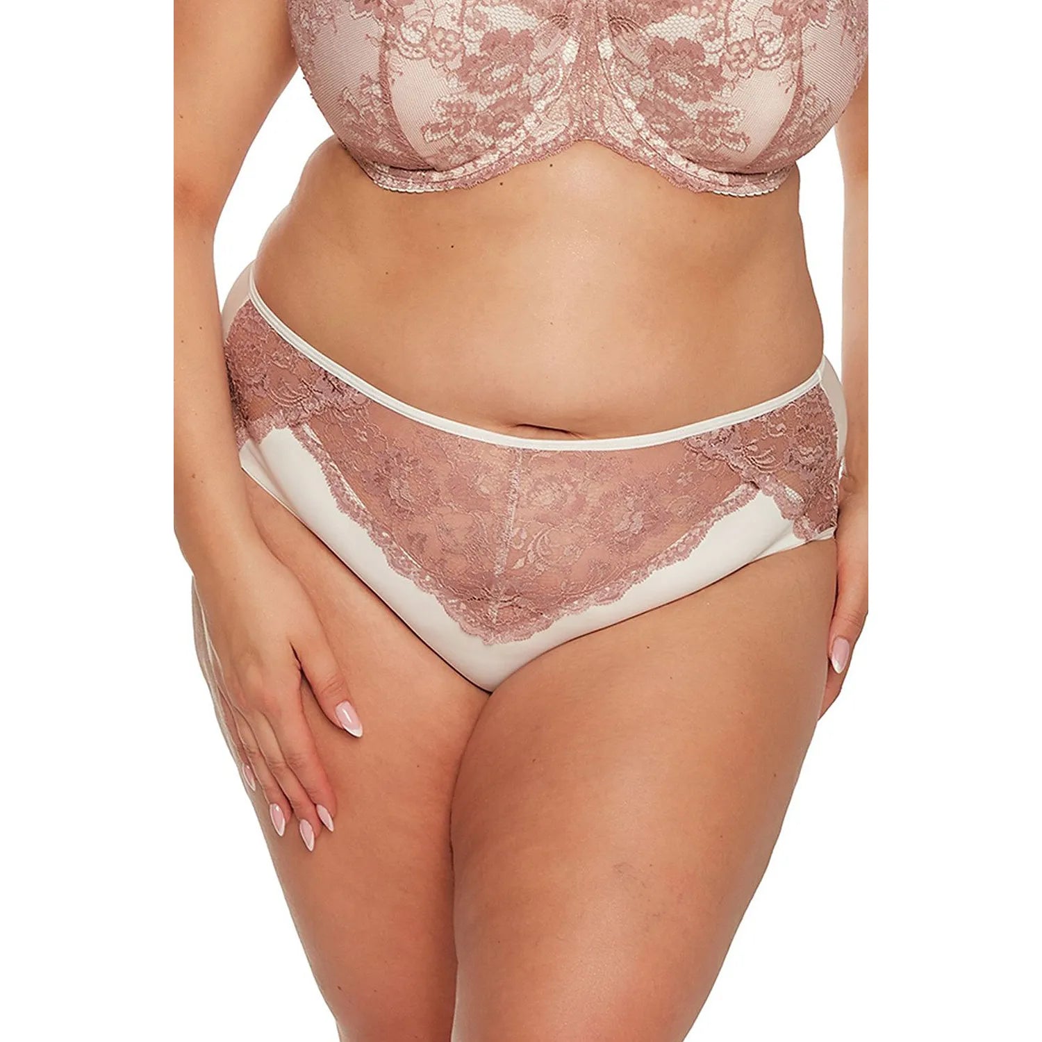 Ensemble de lingerie élégant dentelle florale soutien-gorge ajustable culotte doublée confortable romantique intimité féminine sexy