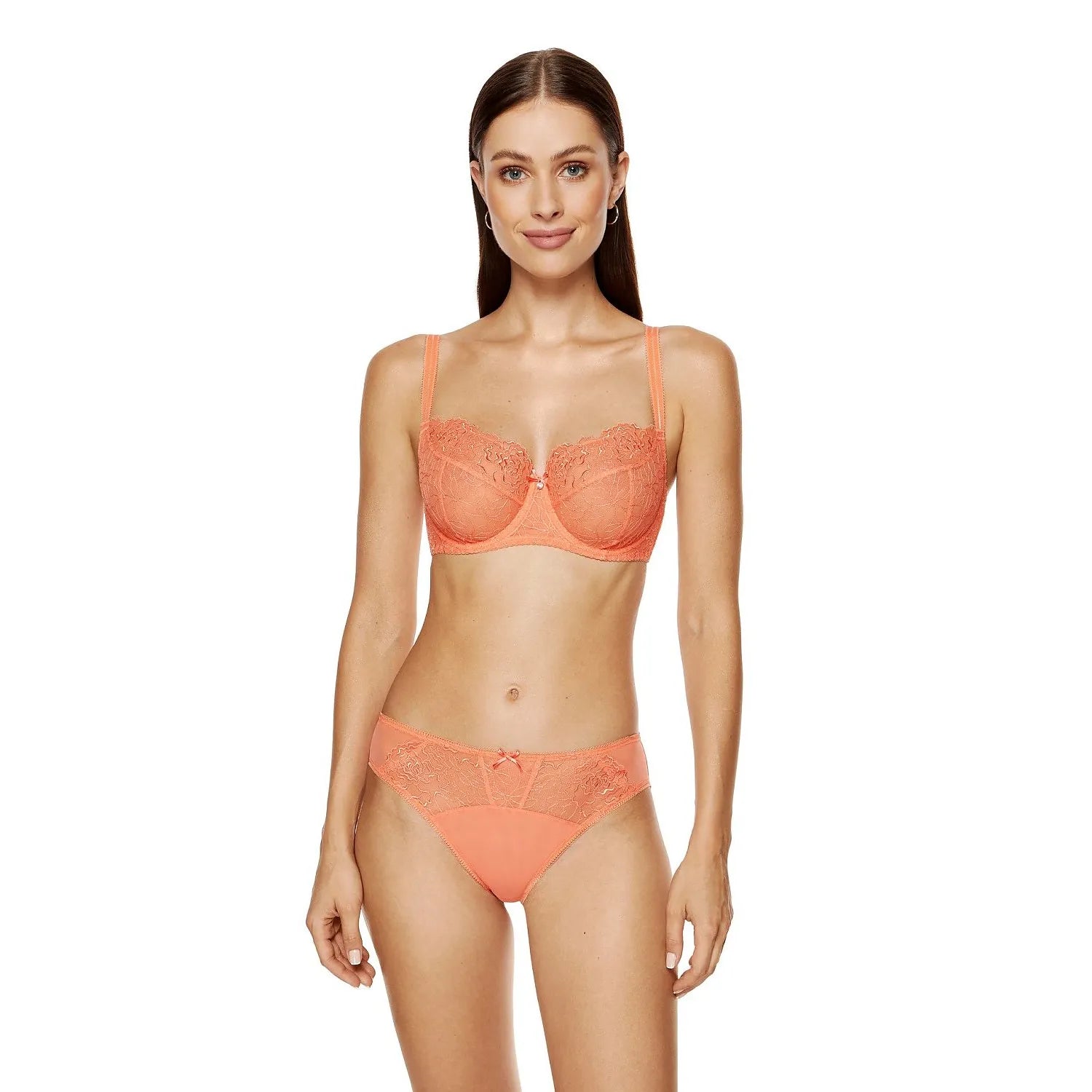ensemble lingerie féminine dentelle florale balconnet soutien gorge armatures bretelles ajustables maintien confortable agrafes élastique scintillant culotte bikini