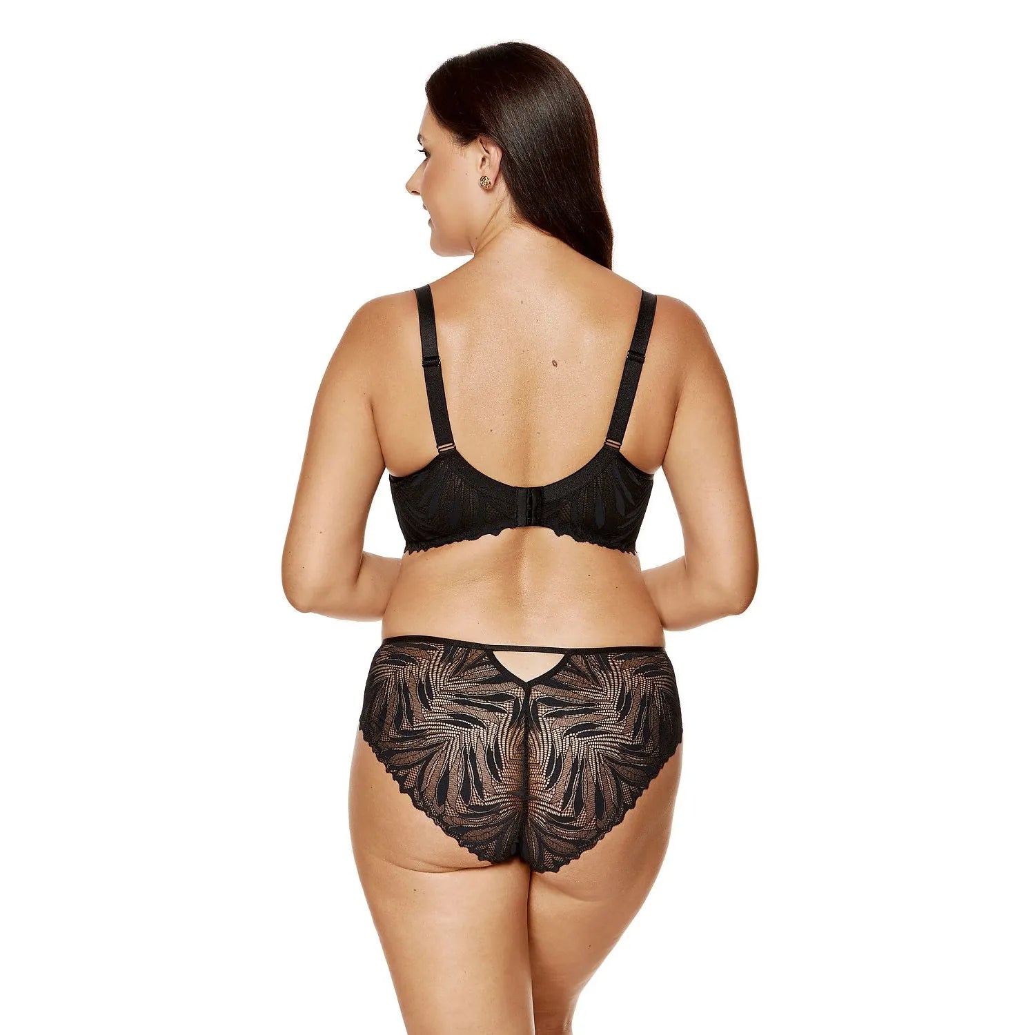 Culotte Gorteks 201070 en dentelle élégante, polyester élasthanne, tailles 36-48, confort et soutien optimal.