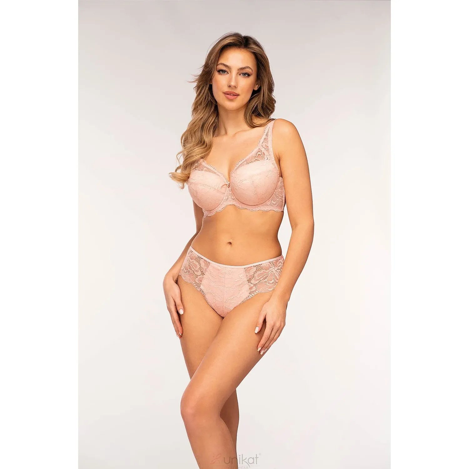Culottes dentelle pêche Unikat 202243 lingerie féminine sexy confort taillehanche S M L XL XXL
