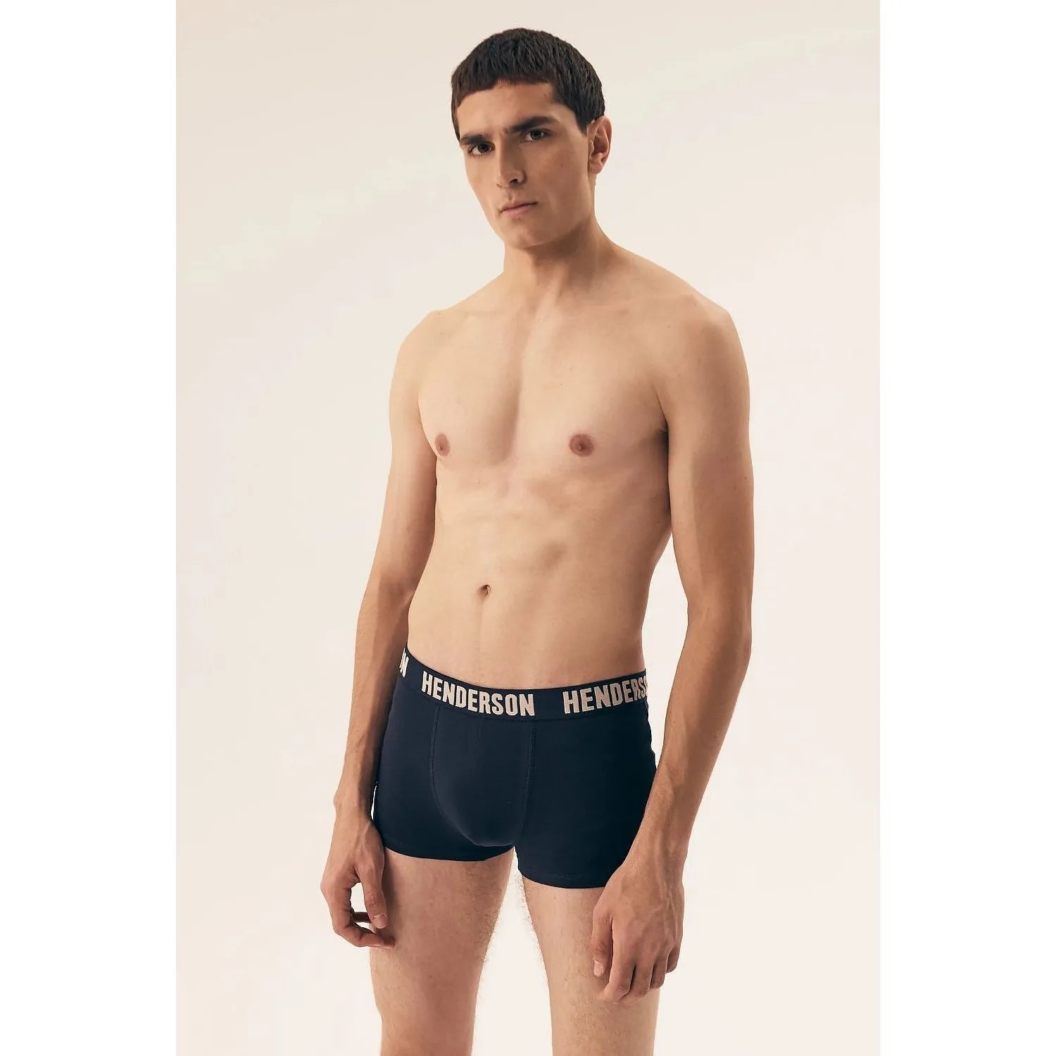 Boxer hommes Henderson modèle 208616 confort style ajusté logo discret coton élasthanne soutien optimal liberté mouvement