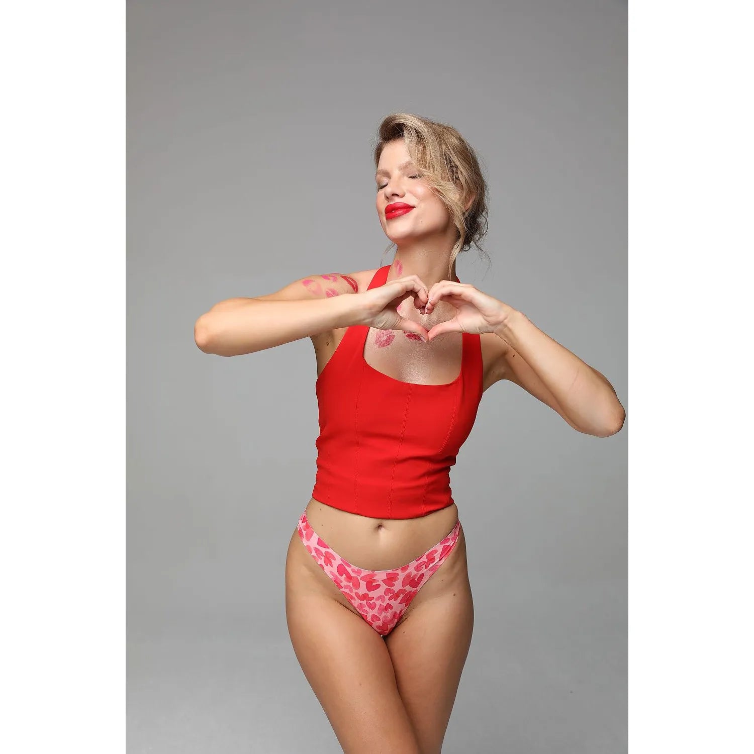 Culottes brésiliennes Julimex 211663, taille haute, tissu motif Perfect Fit, confort quotidien, lingerie féminine élégante