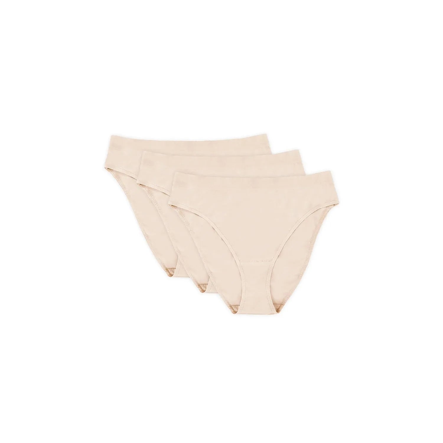 Ensemble 3 slips model 219494 Gorteks coton polonais confortable cuisse nue femmes maintien optimal lingerie discrète quotidienne