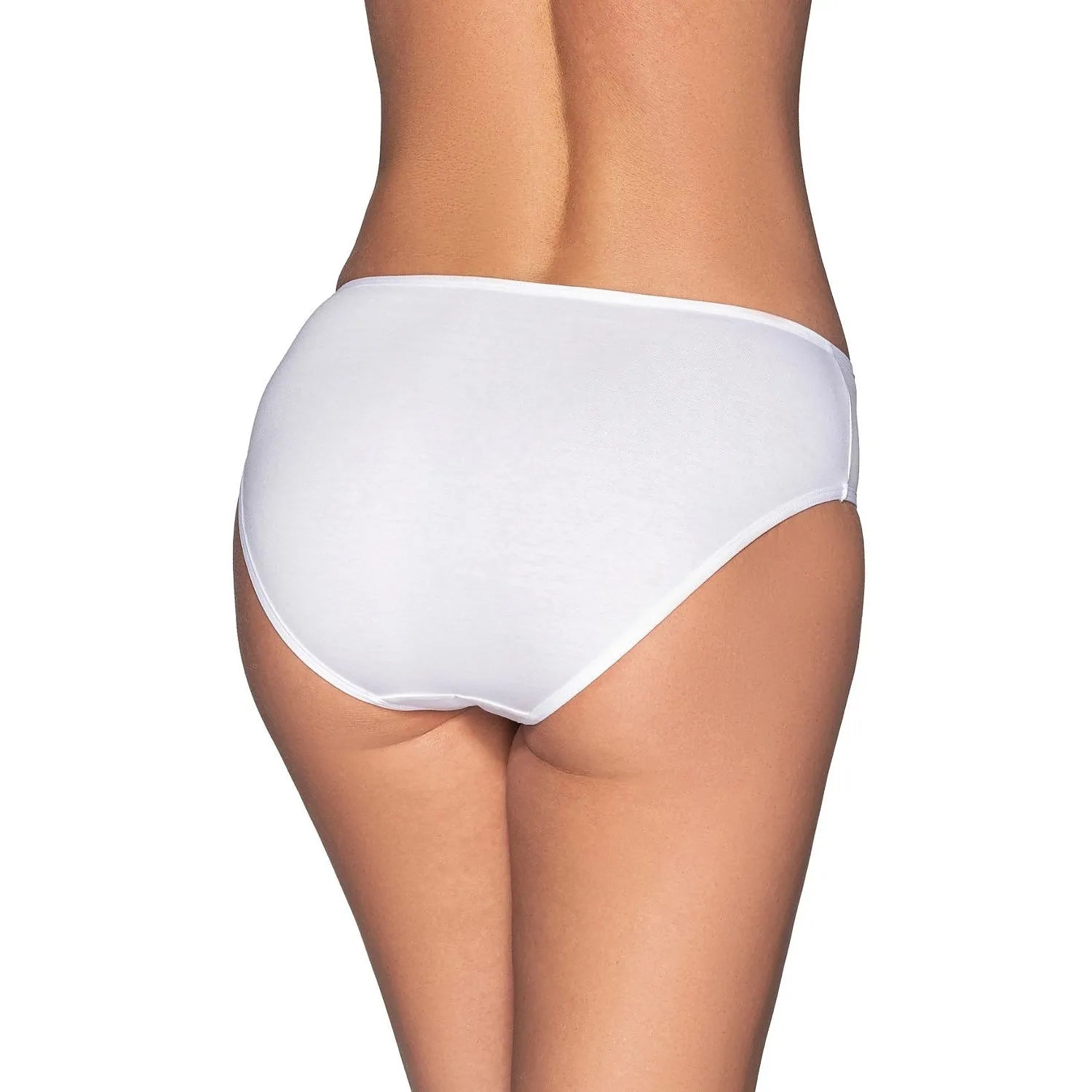 Culotte blanche en coton Gorteks 219503, coupe classique, bords doux, élastique, certifiée OEKO-TEX, vue arrière.